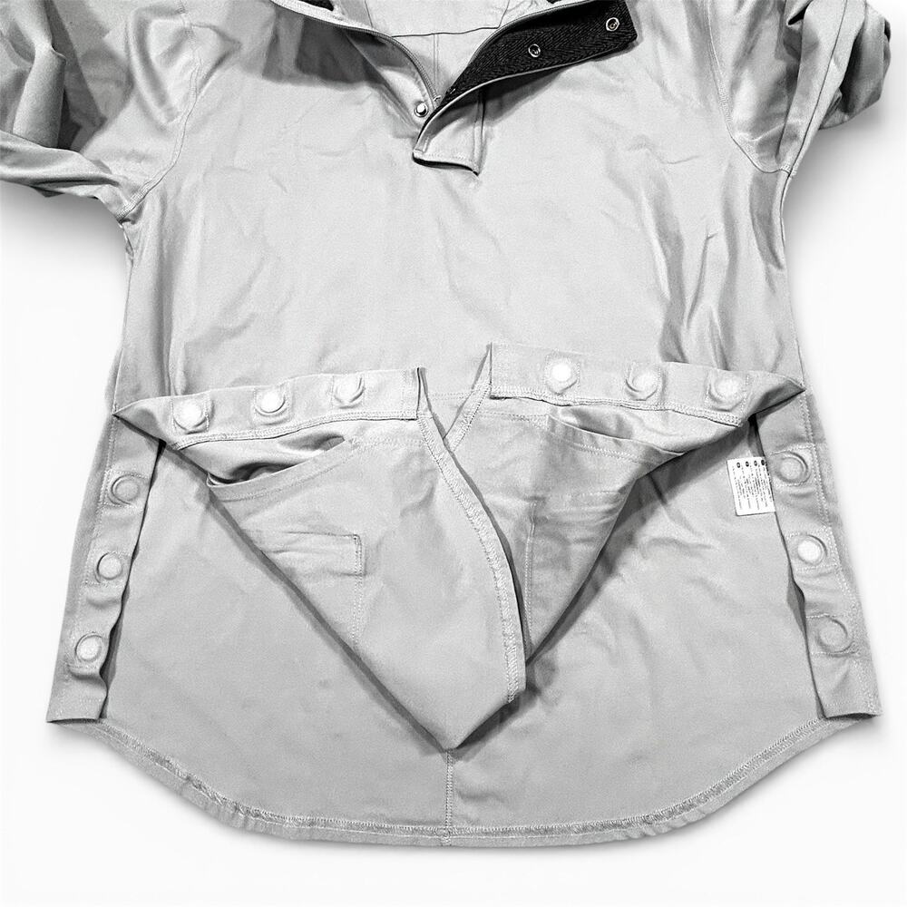 BYLT Elite Fairway Pullover Mens Large Gray Drop Cut Golf Premium Basic Jacket - Picture 6 of 9
